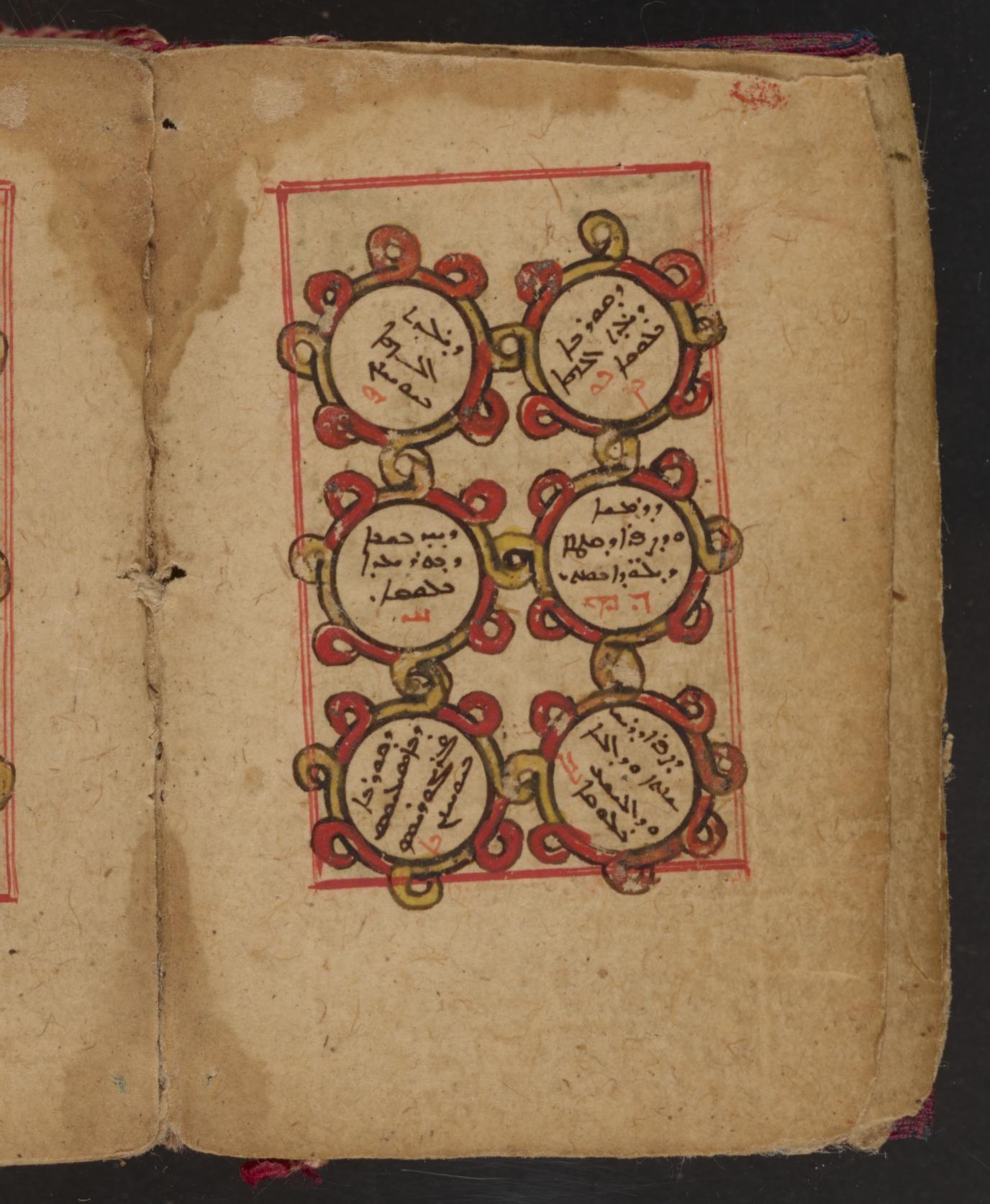 Syriac manuscript of the Gospel of Mark from Urmia, decorated page
