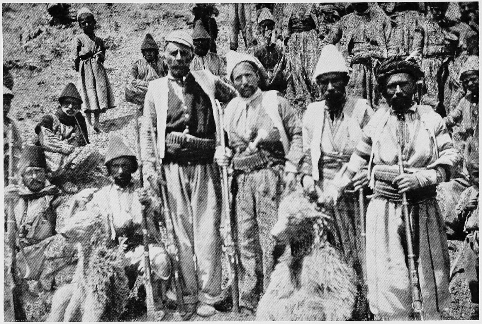 Bear hunters at Qudshanis