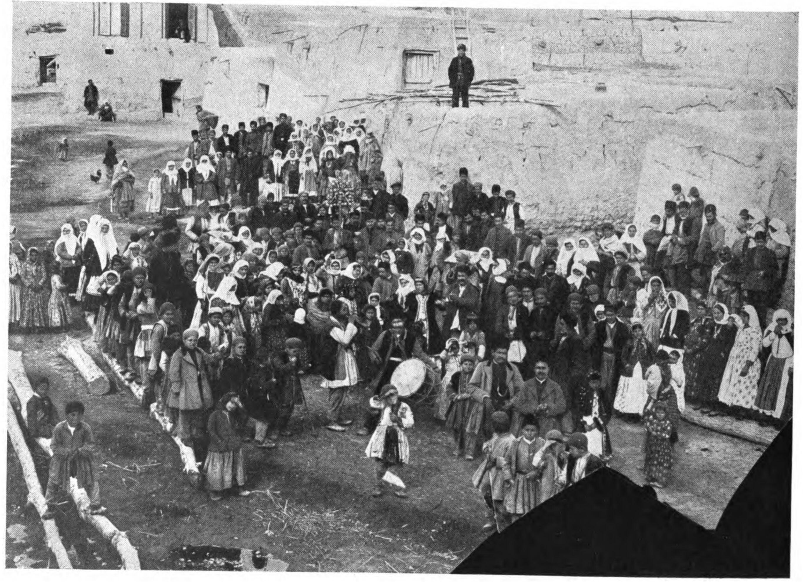 A wedding procession in Urmia
