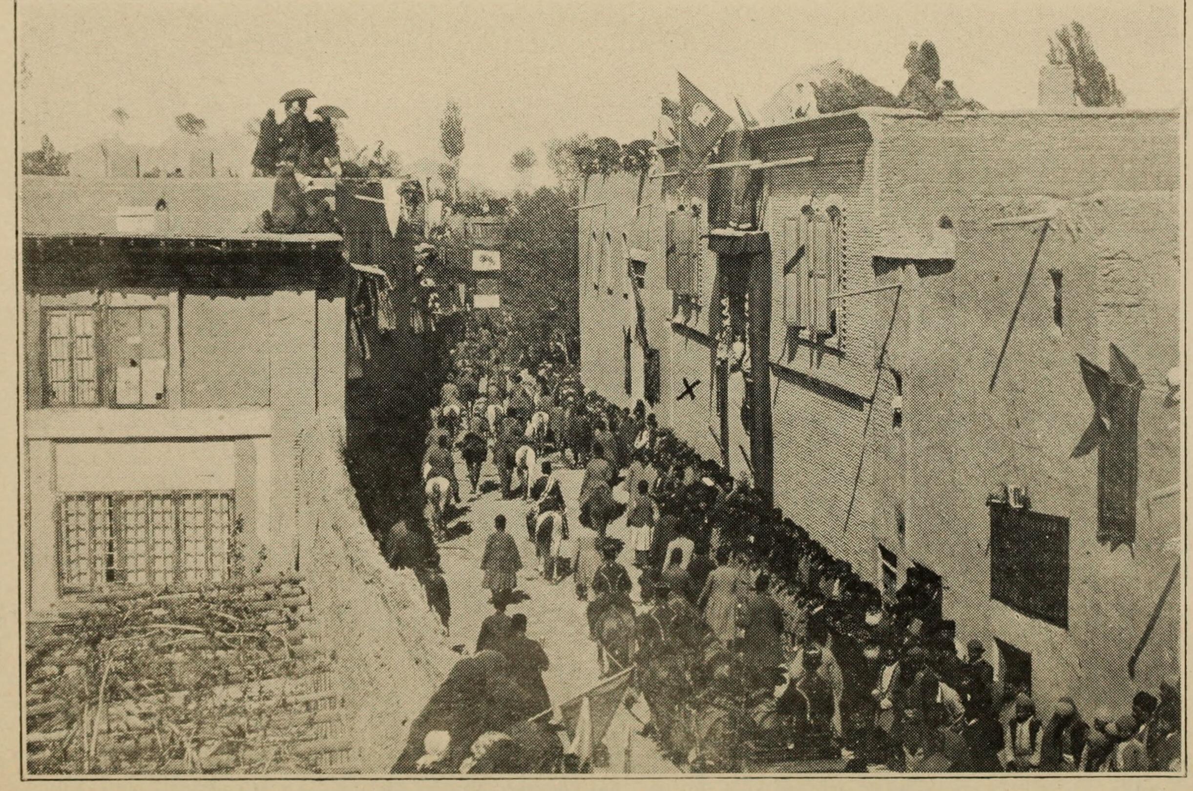 Street in Urmia where the Shahbaz family was confined