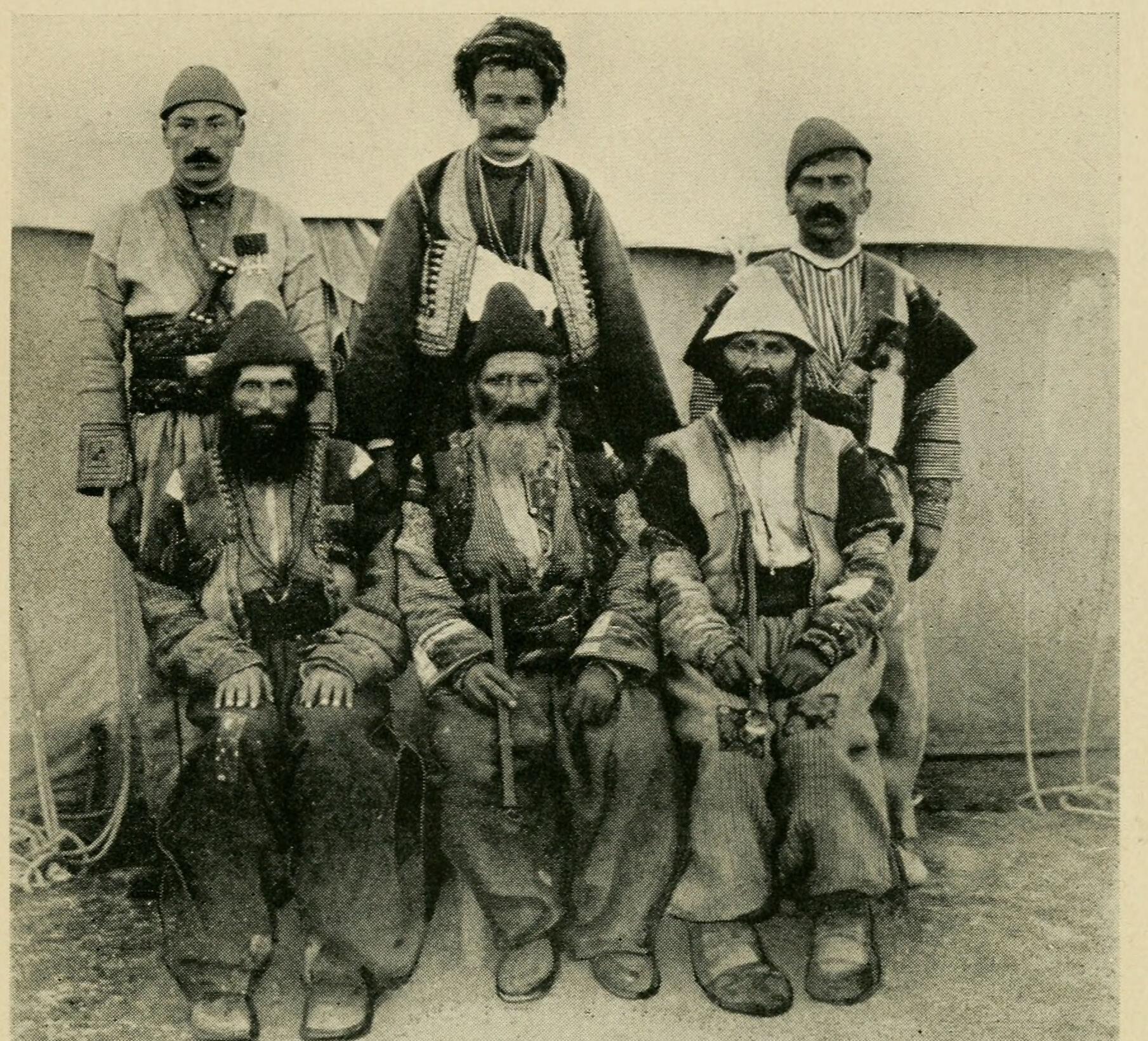 Priests and deacons of the Nestorian (Assyrian) church, Baghdad, 1919