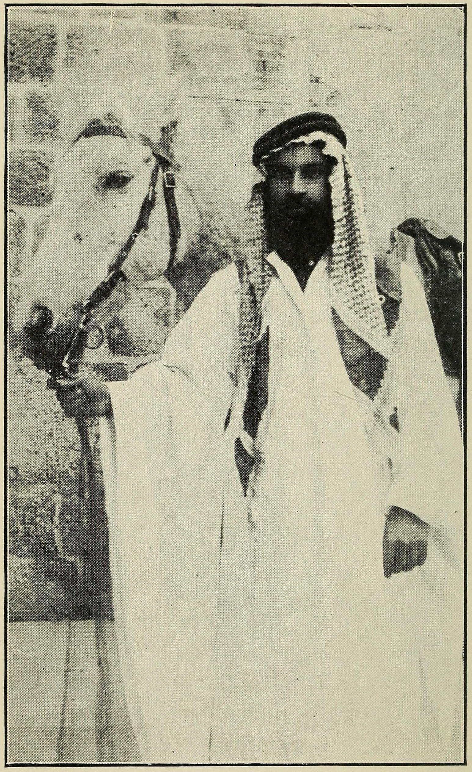 Joseph Naayem in the Bedouin disguise of his escape