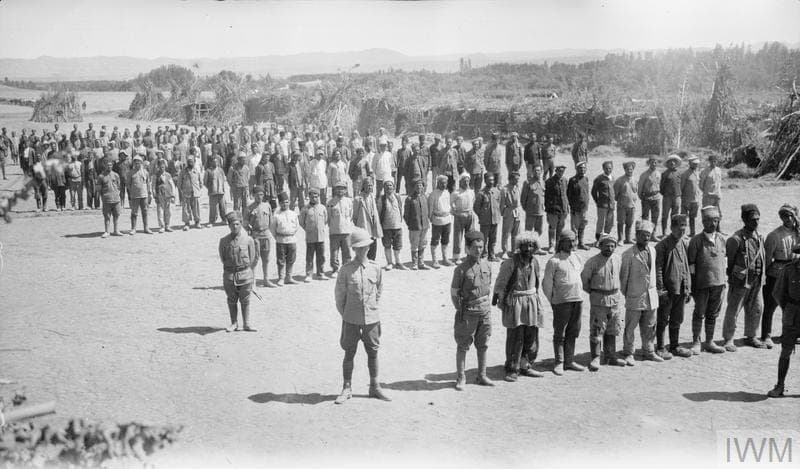 Jilu Assyrian recruits drilled at Hamadan for the Urmia Brigade