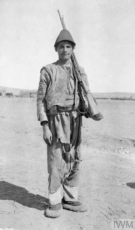 Jilu Assyrian recruit for the Urmia Brigade at Hamadan