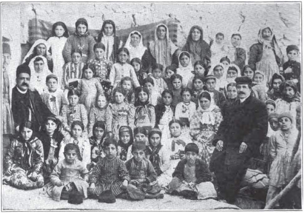 Girls' school in Supurghan, Urmia, 1904