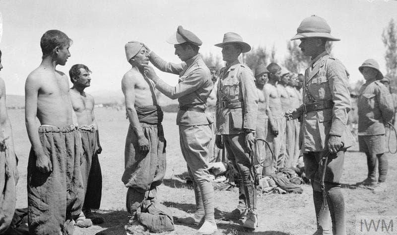 Medical inspection of Jilu Assyrian recruits for the Urmia Brigade