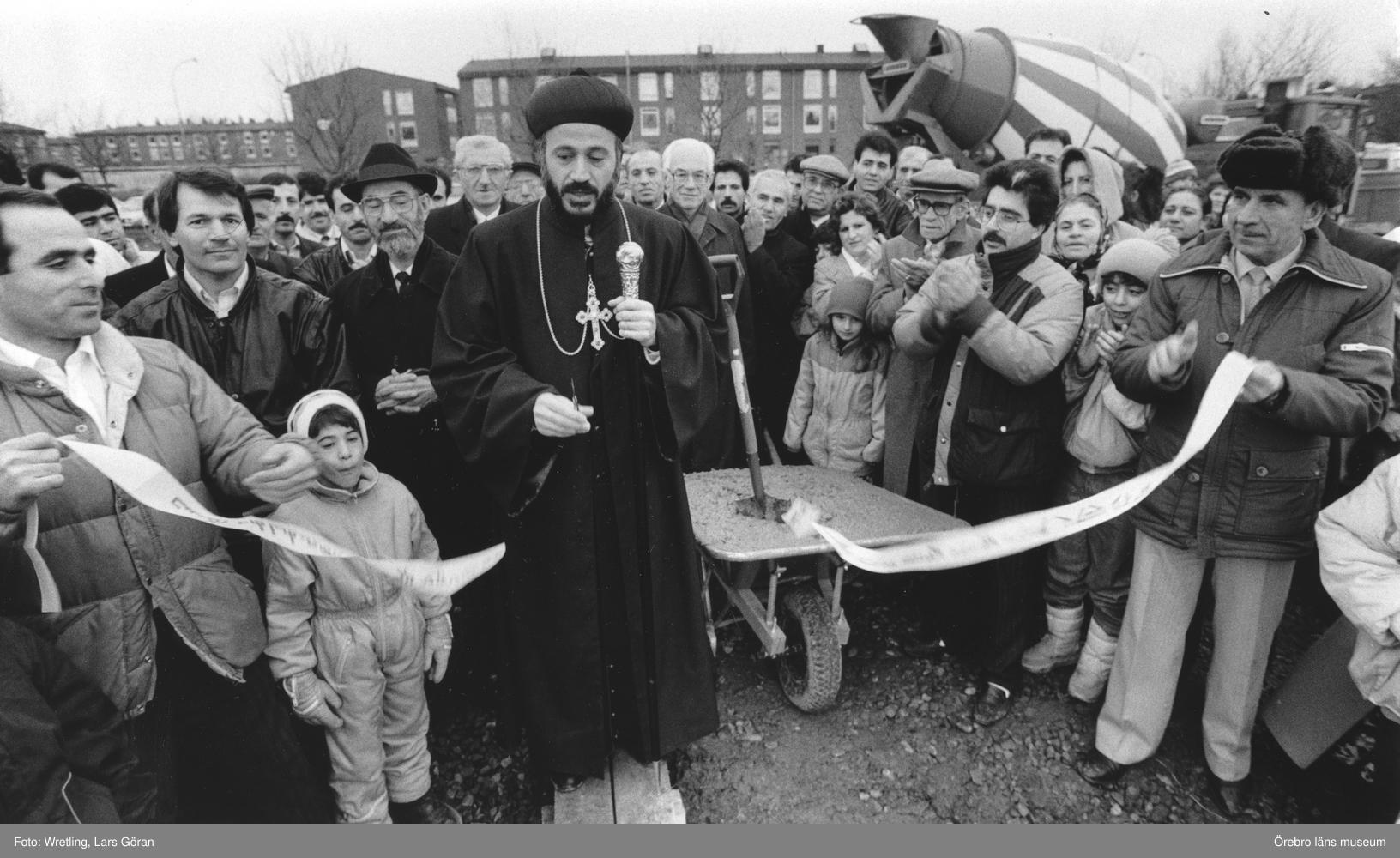 Archbishop Julius Abdulahad Gallo Shabo at a church founding ceremony, Örebro