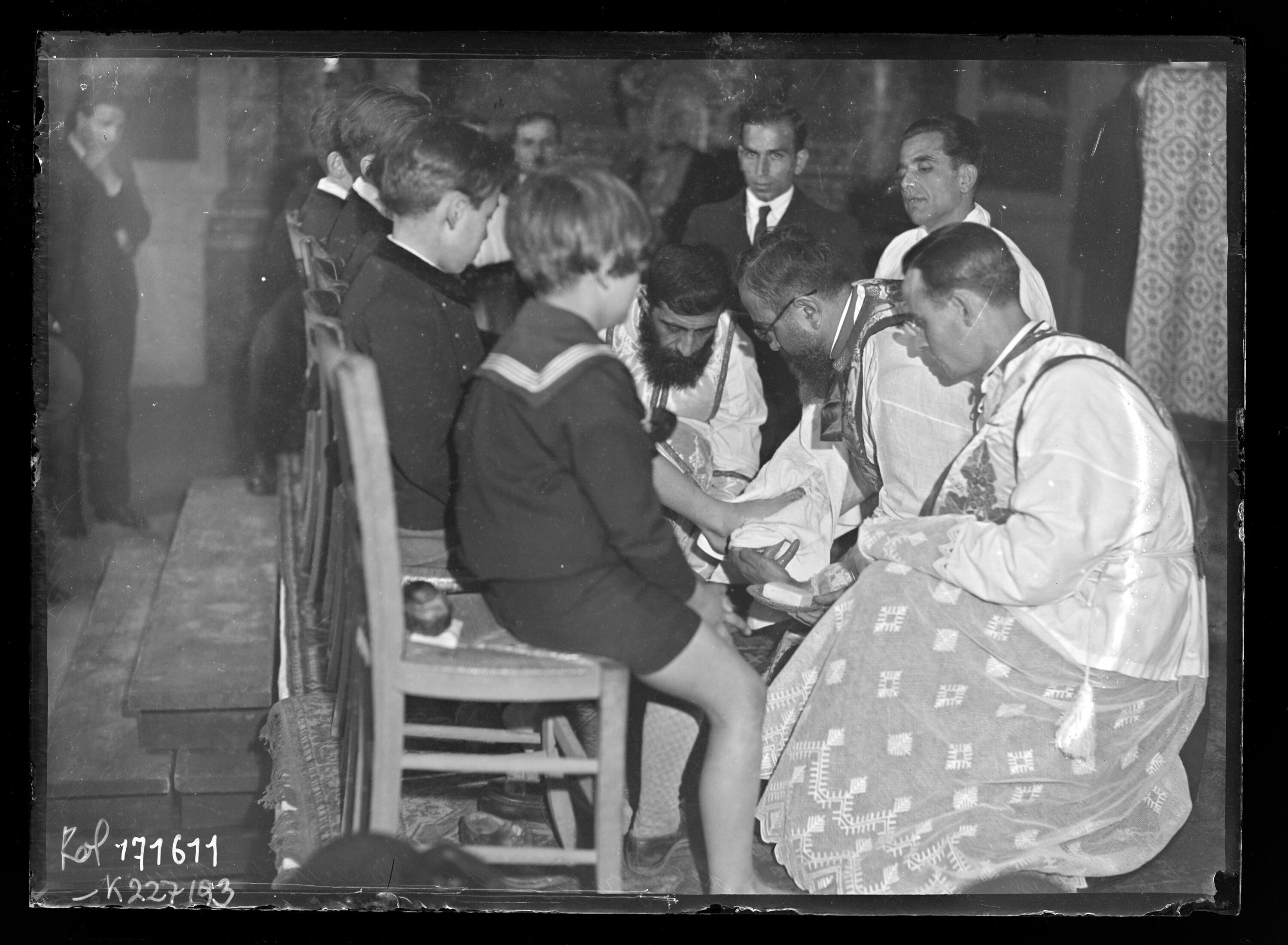 Foot-washing at the Syriac church of Saint-Ephrem, Paris