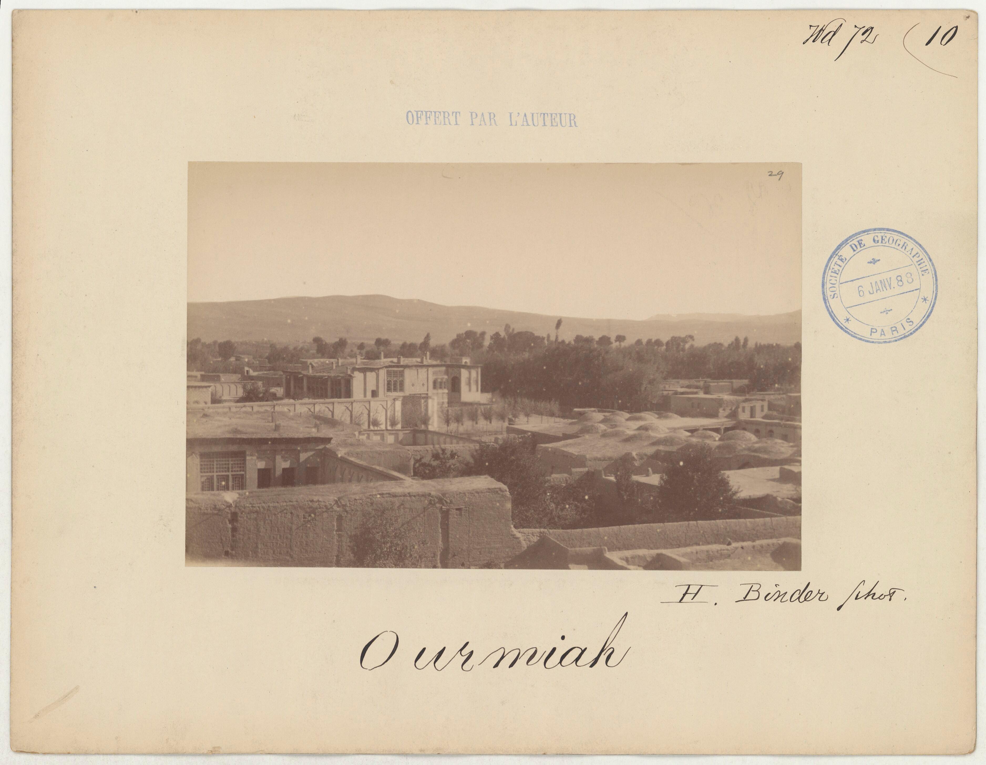 View over the rooftops of Urmia