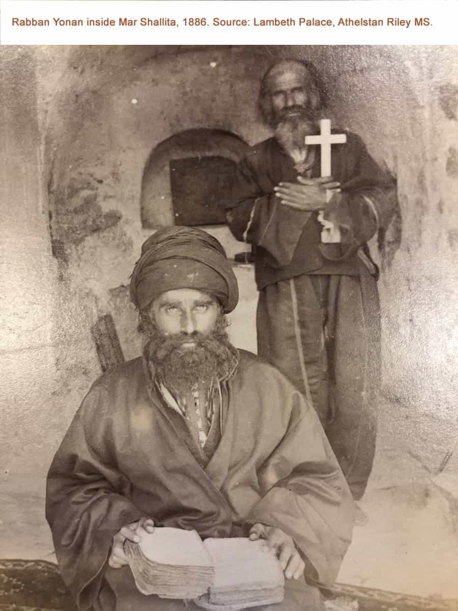 Metropolitan Isaac Khnanisho and Rabban Yonan, Qudshanis, 1886