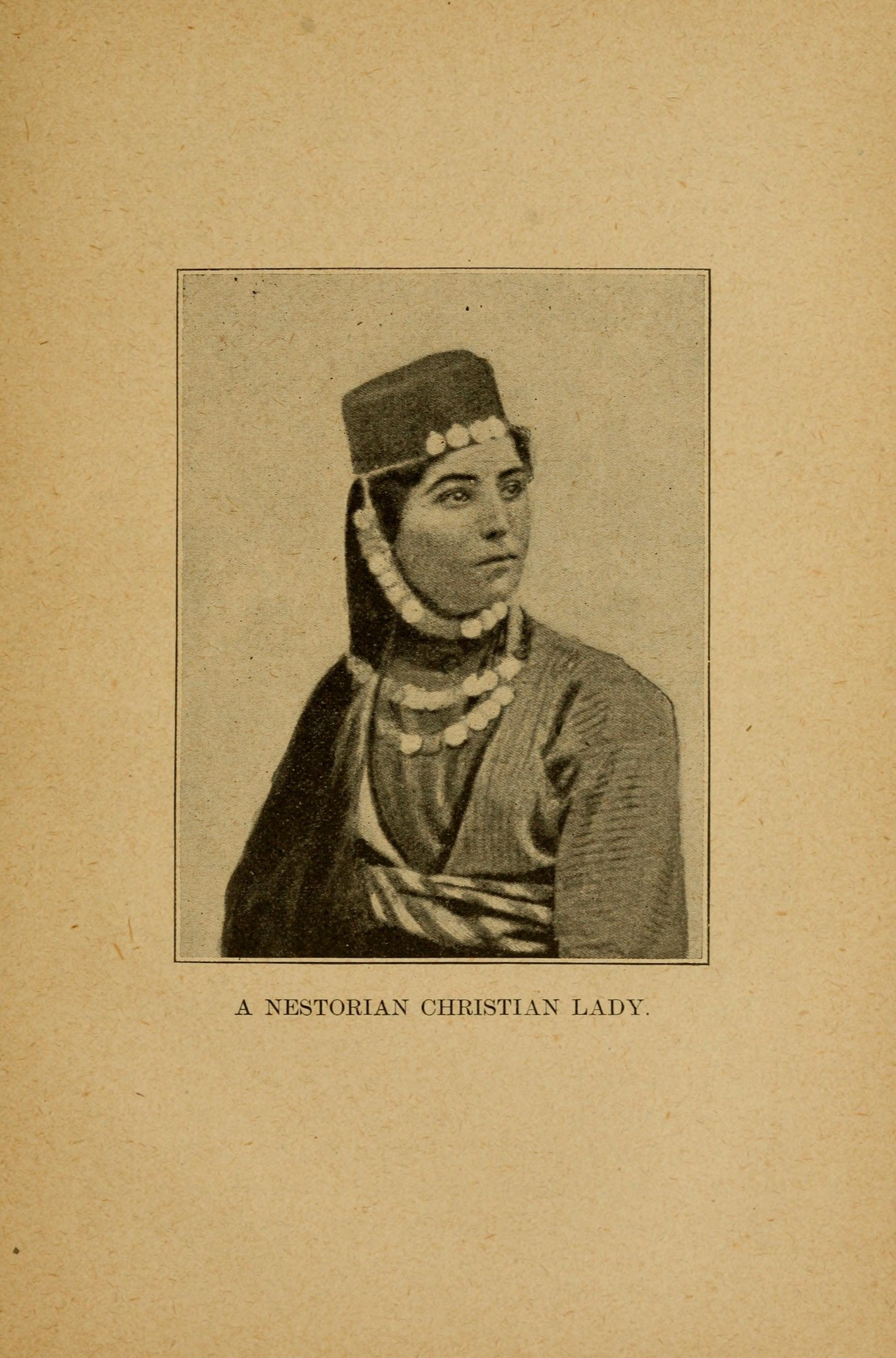 A Nestorian (Assyrian) Christian lady, 1901 book plate