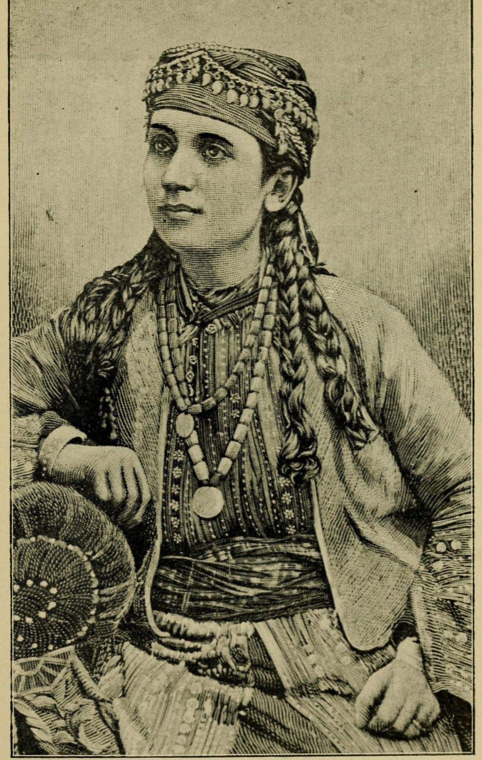 Mrs. Khnan-Eshoo Abraham in mountain Nestorian costume