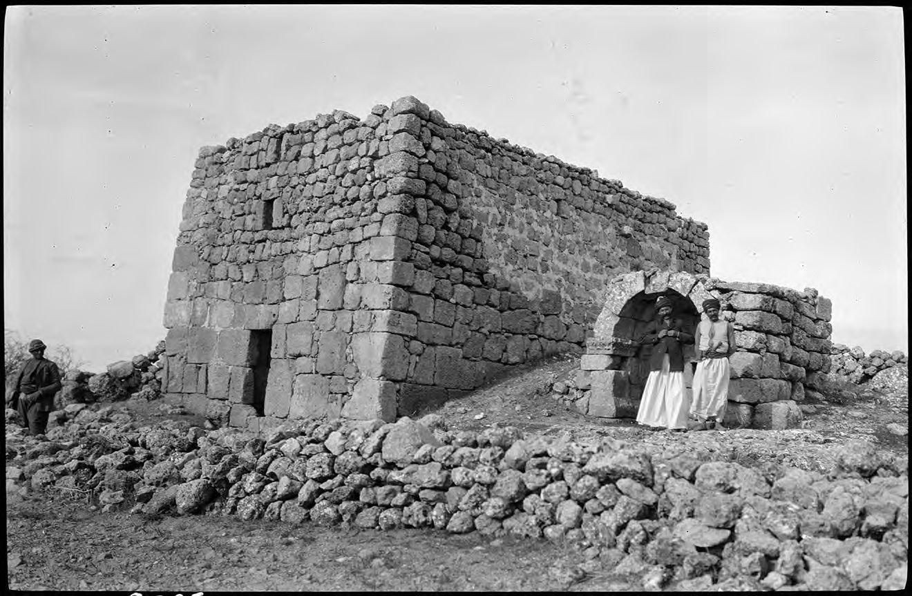 Men at the chapel of the Virgin, Kefr Zeh, Tur Abdin, 1911