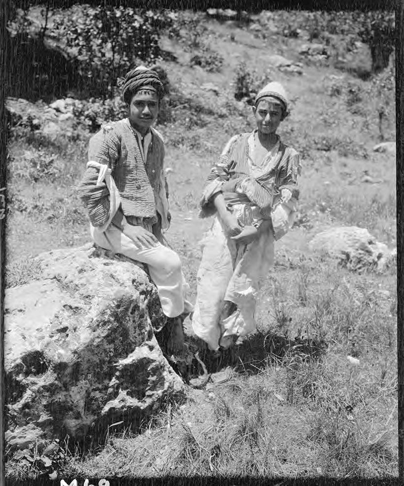 Two Nestorian (Assyrian) shepherd boys at Kosreli, 1909