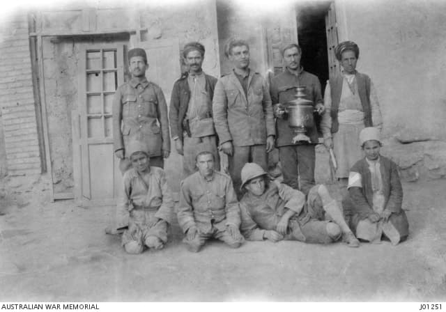 Armenian, Assyrian and Persian servants at the headquarters in Bijar