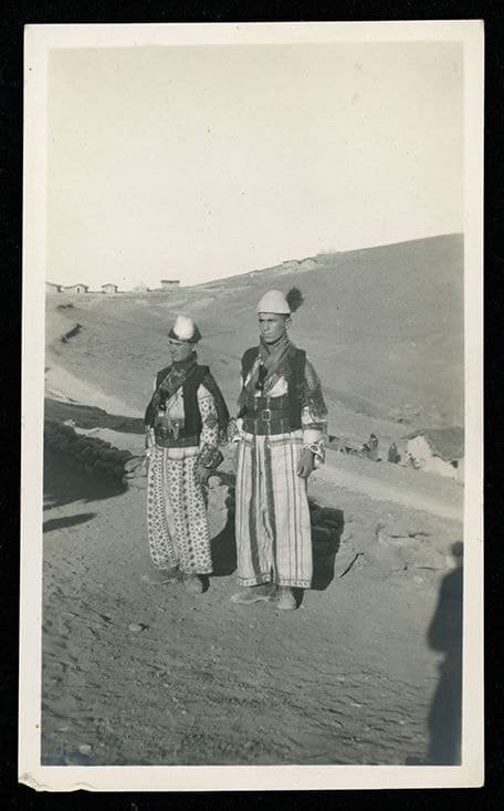 Two Assyrian Levies at Zakho camp, 1922 (second view)
