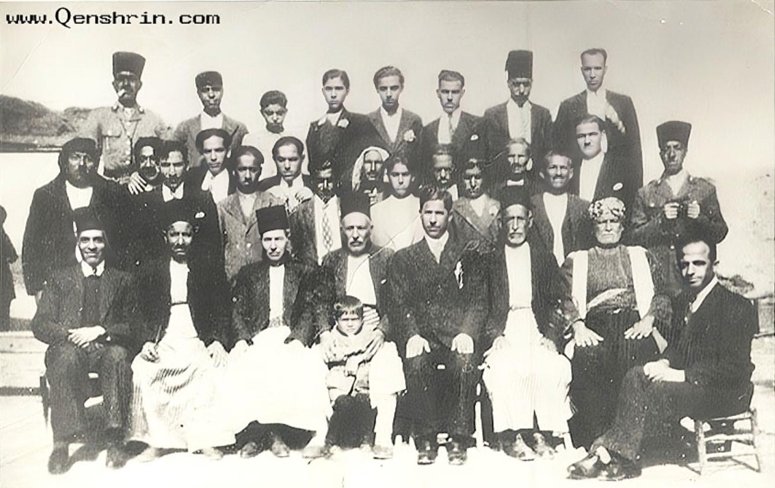 Men of the Syriac community of Aleppo, 1935