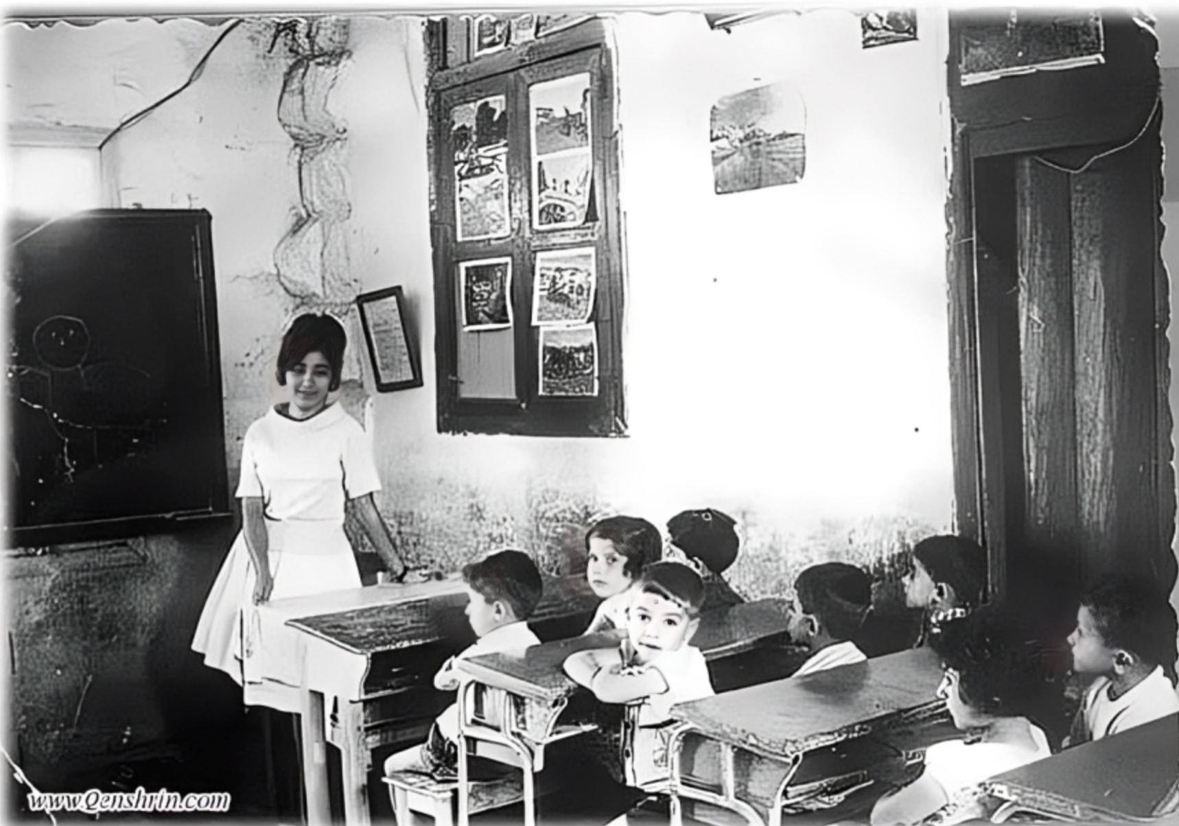 Beni Taghleb school kindergarten, Aleppo, 1964