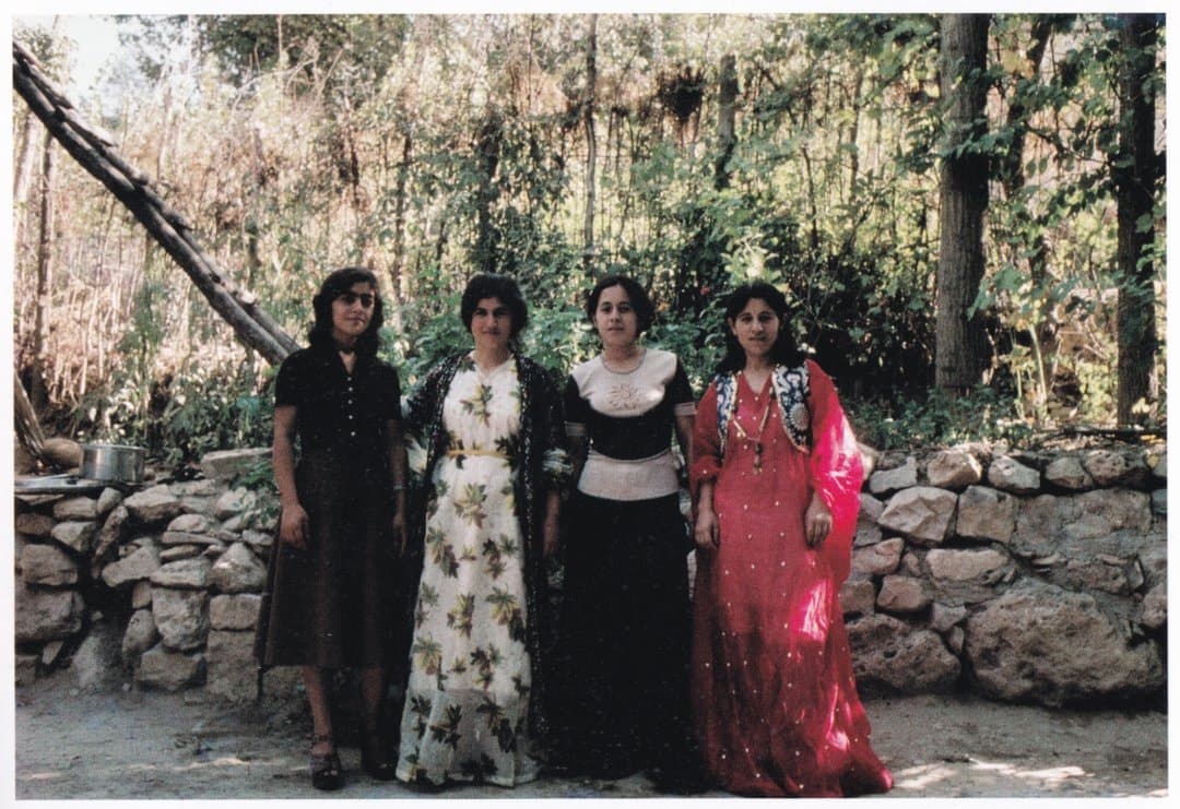 Assyrian women in the oak woods of Shaqlawa, c. 1970