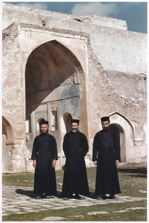 Three monks of Rabban Hormizd monastery, 1970