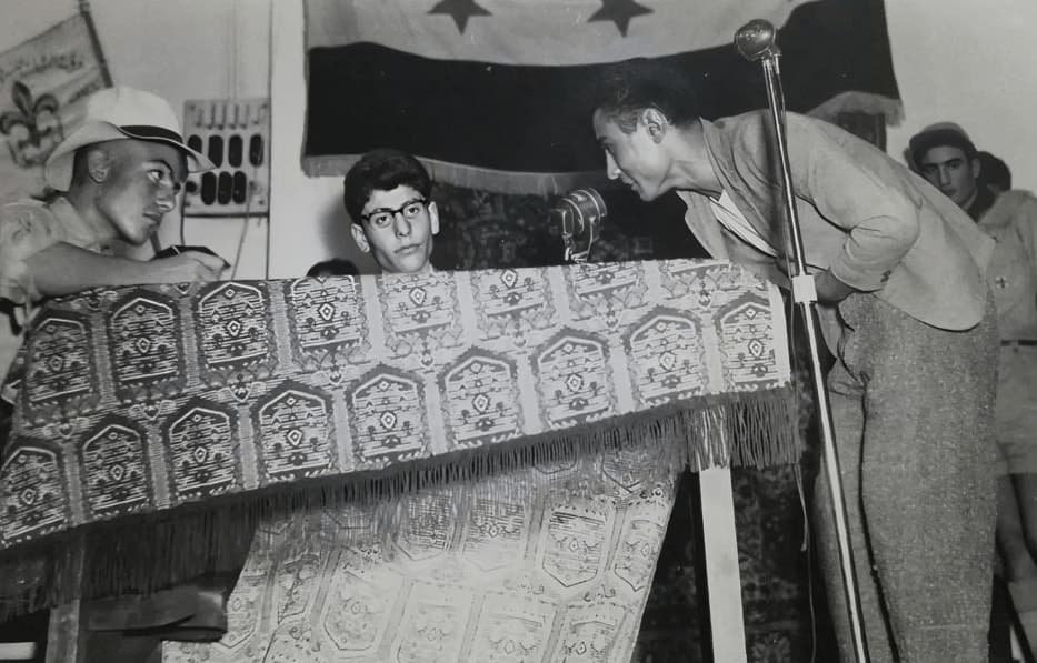 Syriac Scouts stage the play "The Unjust Doctor", Aleppo, 1957