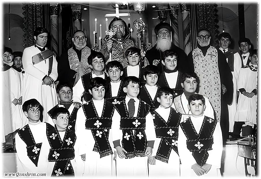 Ordination of readers at St George's, Aleppo, 1971