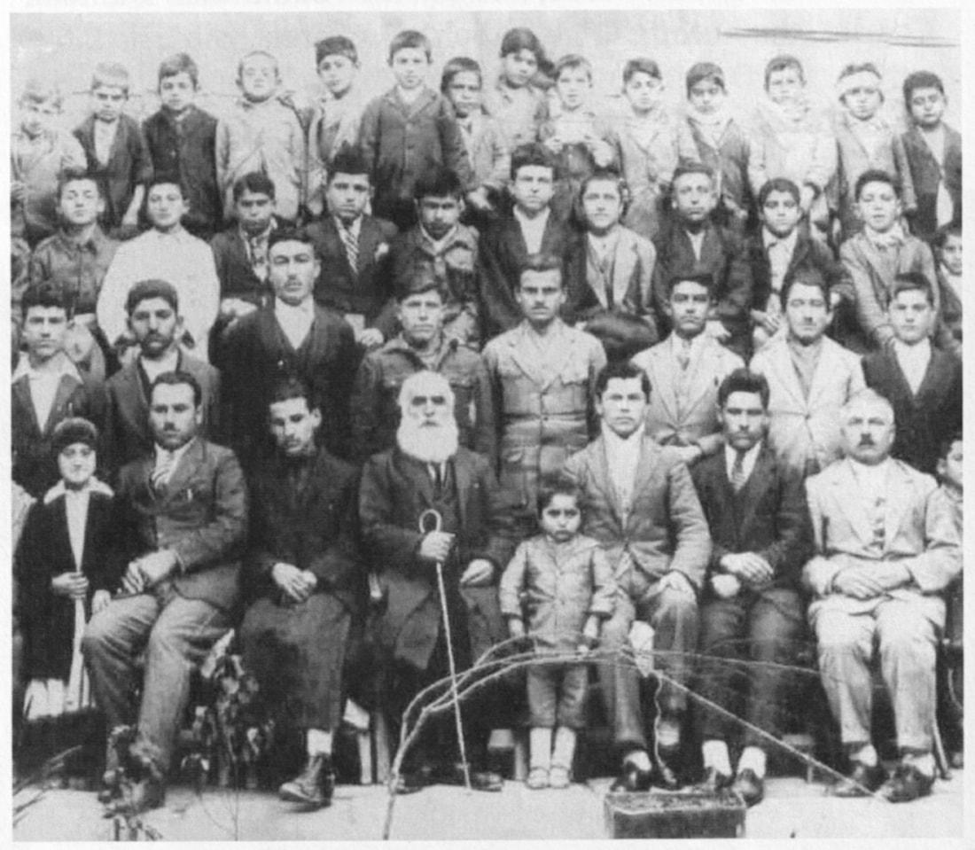 Teachers and pupils of the Assyrian School of Mosul, 1927-28