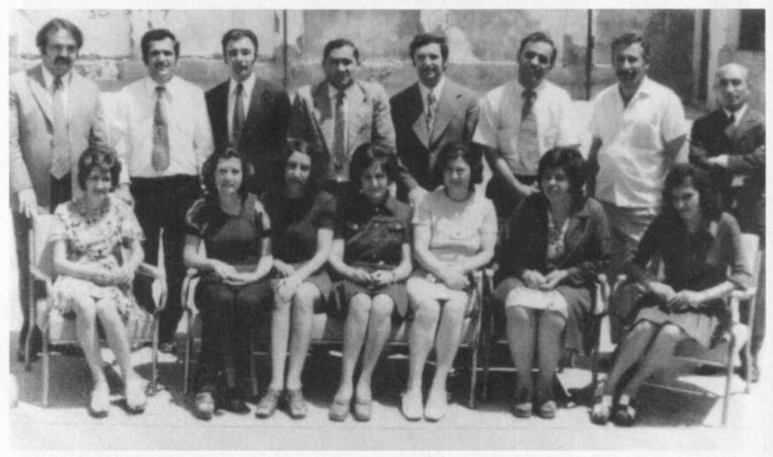 Teachers and board of the Assyrian Civil School in Kirkuk