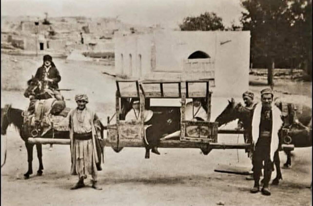 Horse litter for carrying Syriac nuns, Midyat, 1890