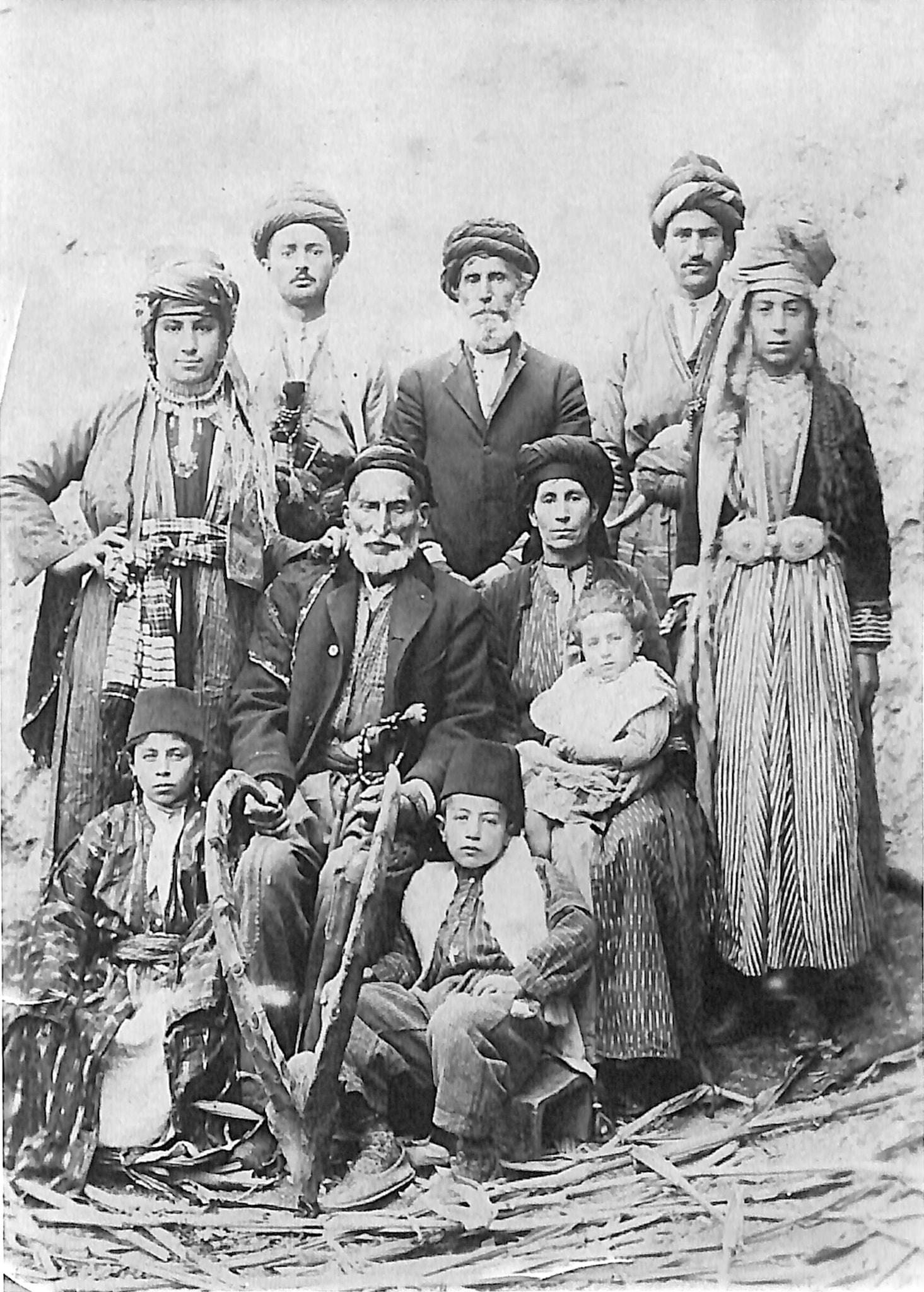 Family of Rayis Gibrail of Orwantus, Baz, 1912