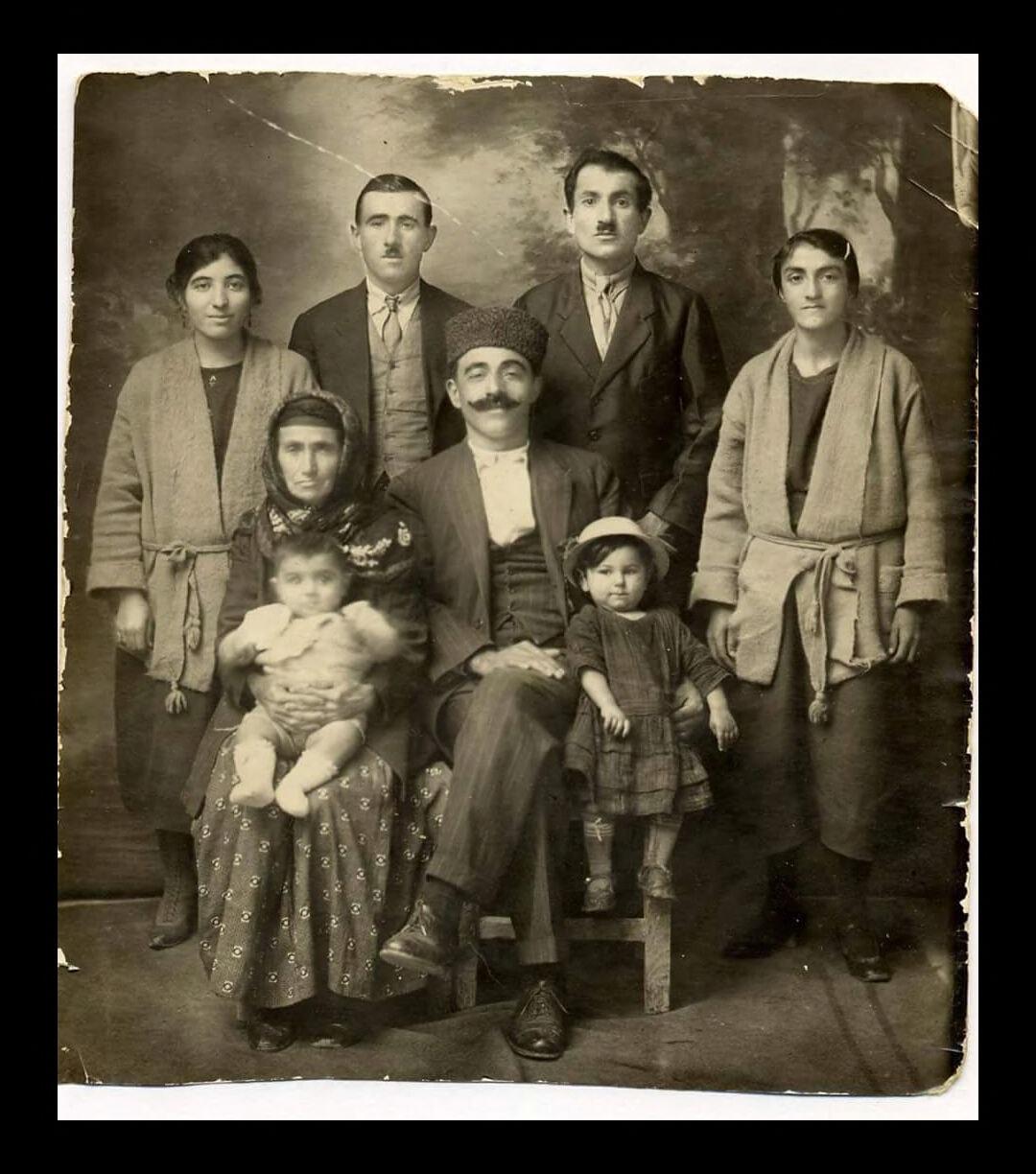 Assyrian family with children in Urmia