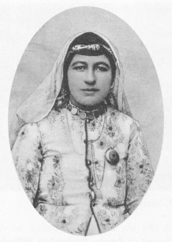 Assyrian woman from Persia in traditional dress