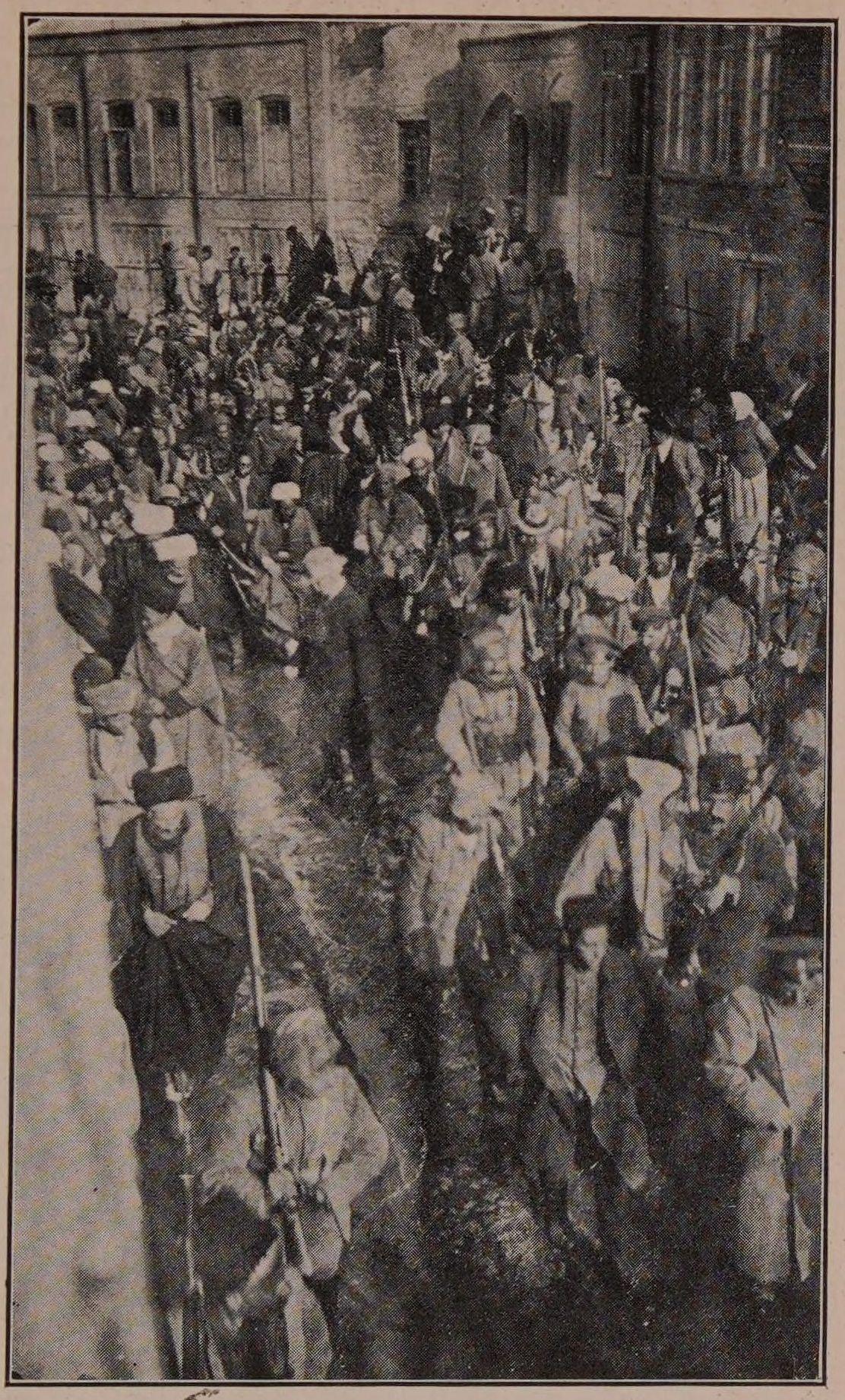 Urmia notables march to submit to Patriarch Mar Shimun, 1918