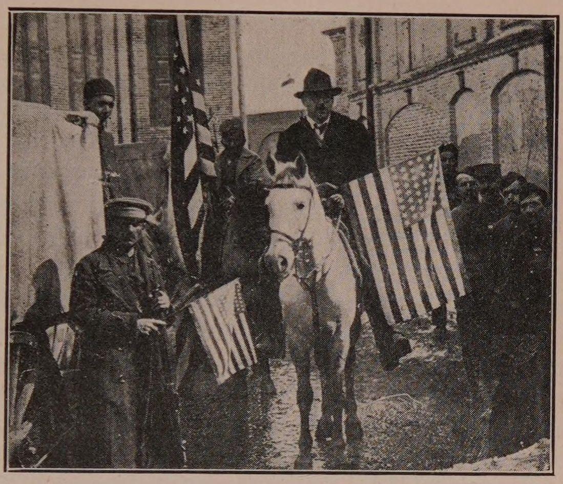 Gathering the wounded at the French Hospital, Urmia, 1918