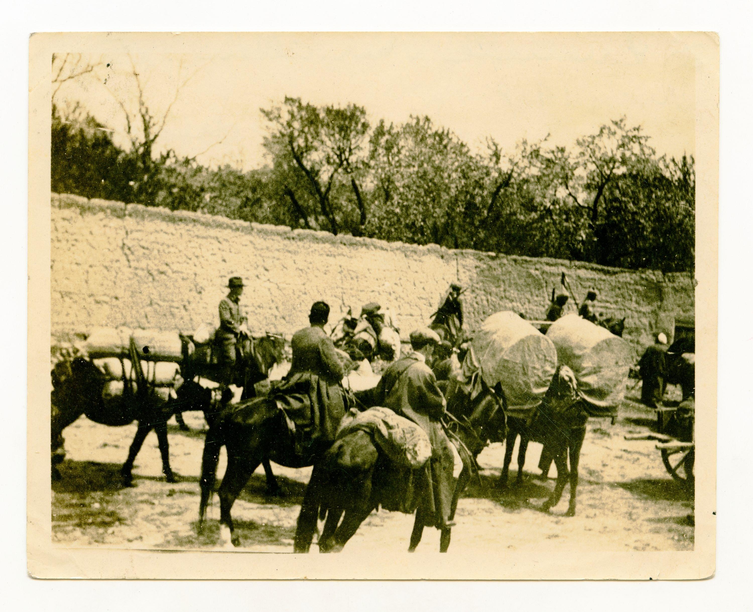 On the flight from Urmia toward Baqubah, 1918