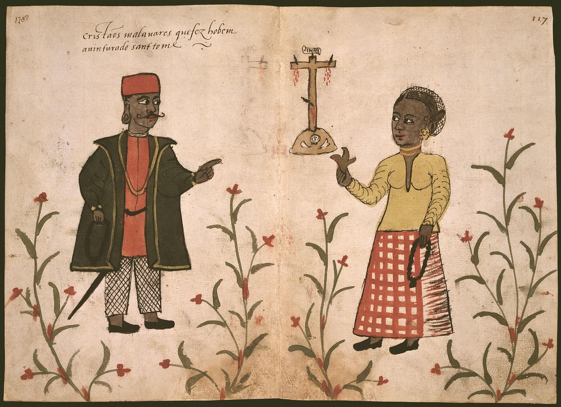 St Thomas Christians of Malabar in the Códice Casanatense, about 1540