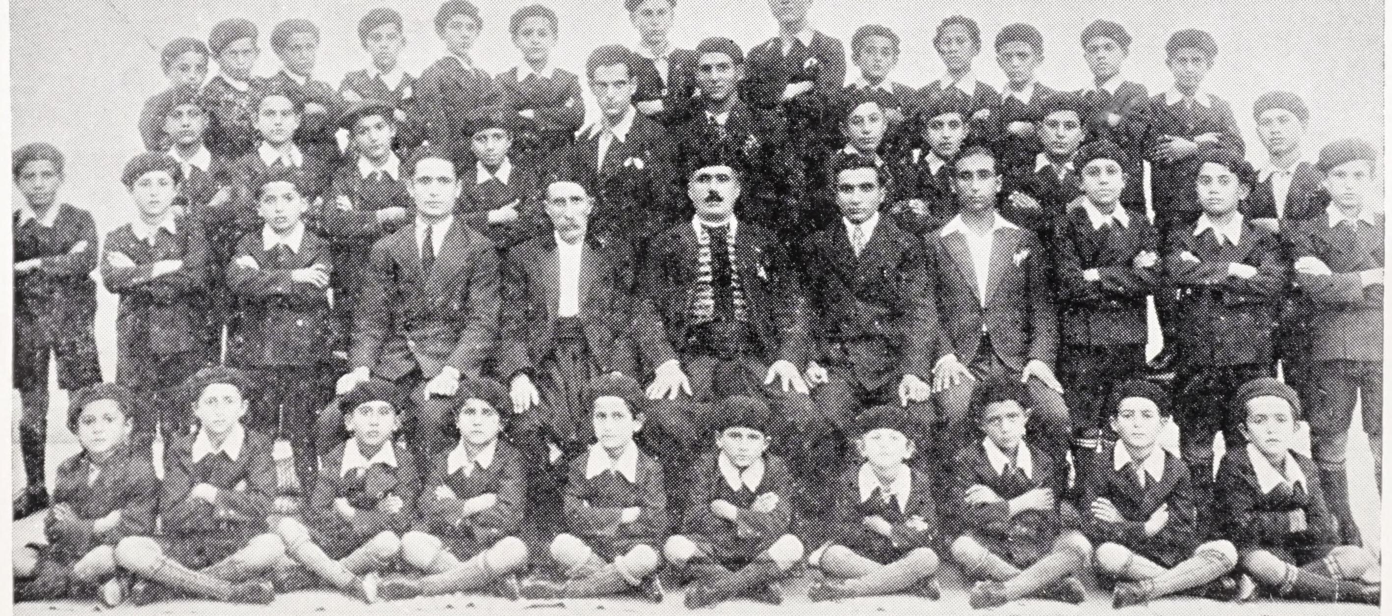 Teachers and orphans of the Assyrian school in Beirut