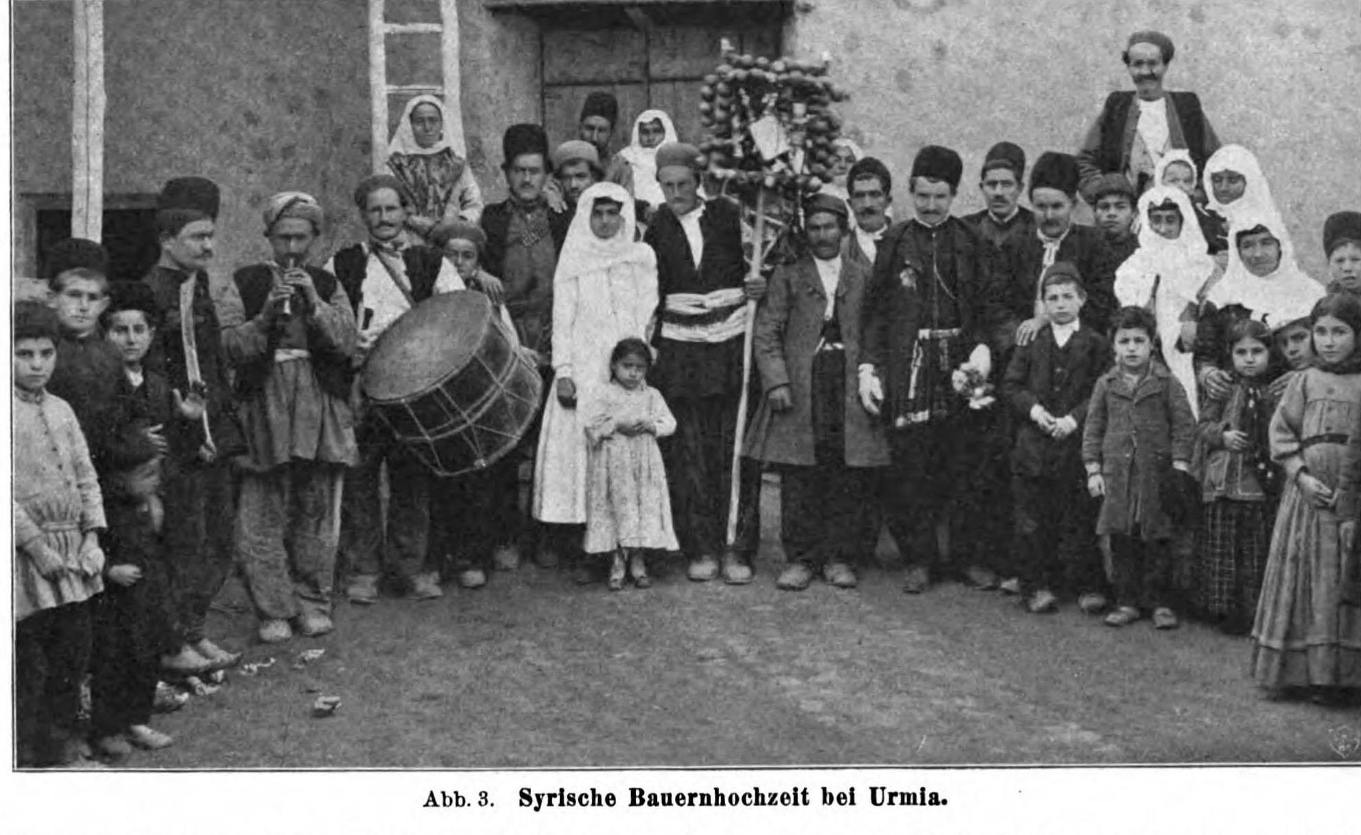 Assyrian village wedding near Urmia, 1909