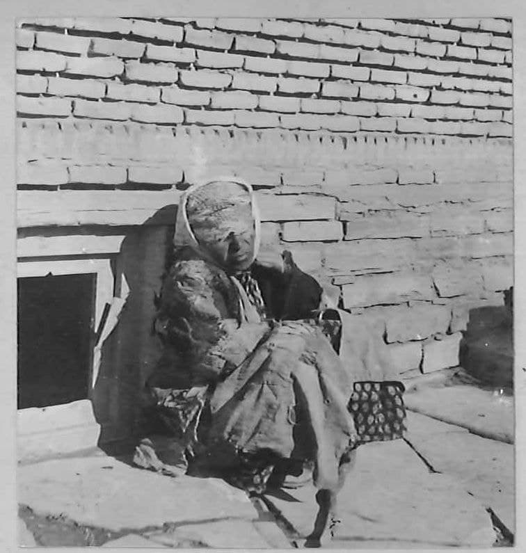 Blind Nestorian nun, a patient at Urmia Hospital