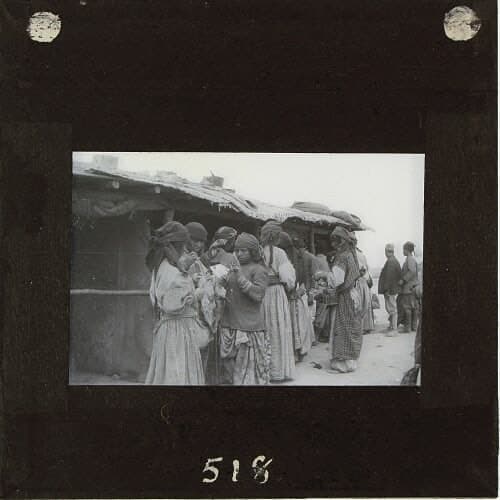 Jilu Assyrians at the bazaar, Baqubah refugee camp