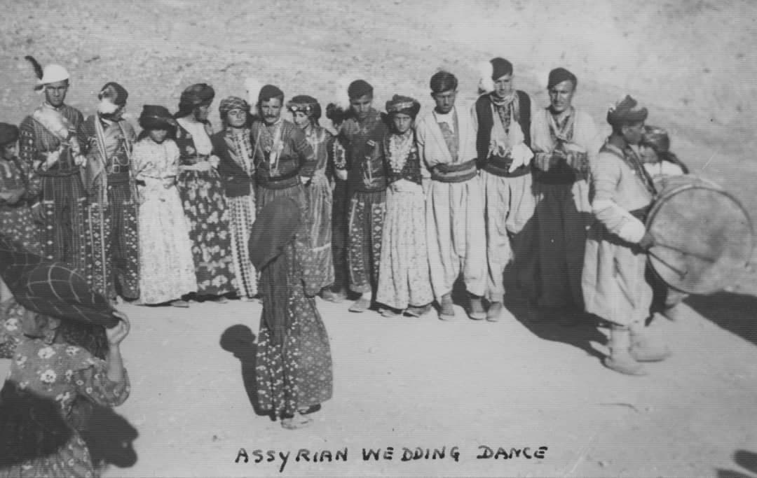 Assyrian wedding dance on a hillside, Ser Amadia