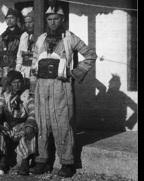 Assyrian Levy of the 2nd Battalion standing, Iraq, 1925