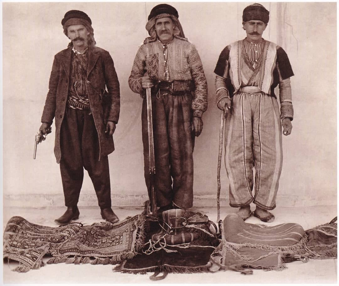Three Assyrian caravaneers from Mar Yaqo, Simele district
