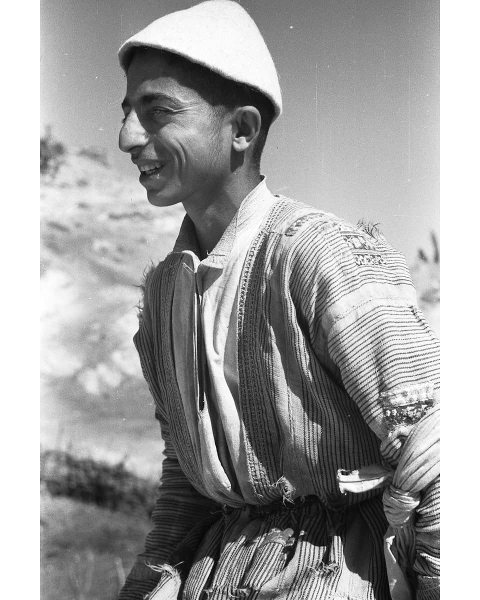 Laughing Assyrian youth