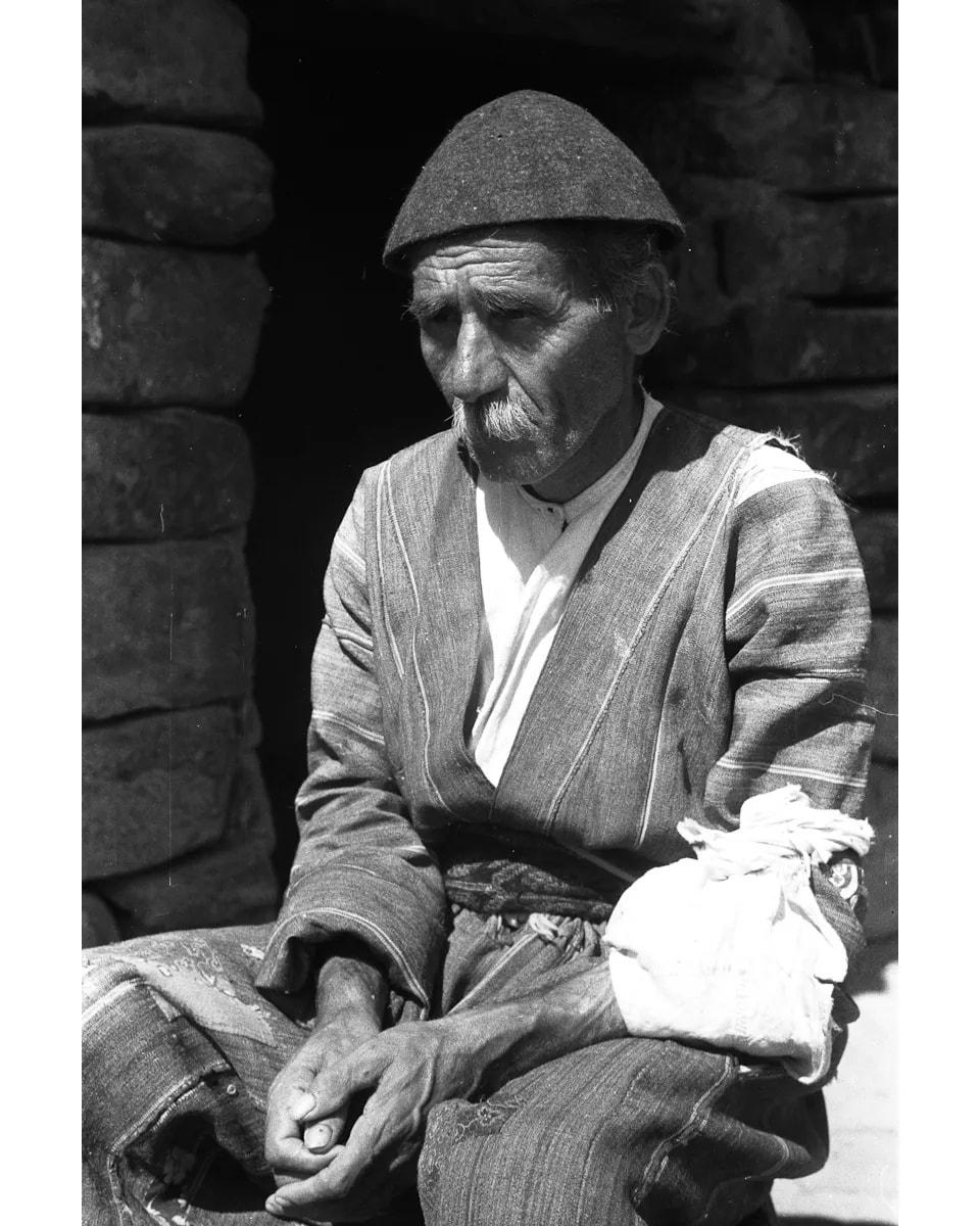 Assyrian man seated at Challik