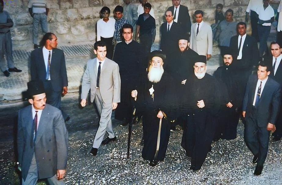 Bishop Dionysius Georges Behnam opens the Al-Shahbaa Sports Club, Aleppo, 1967