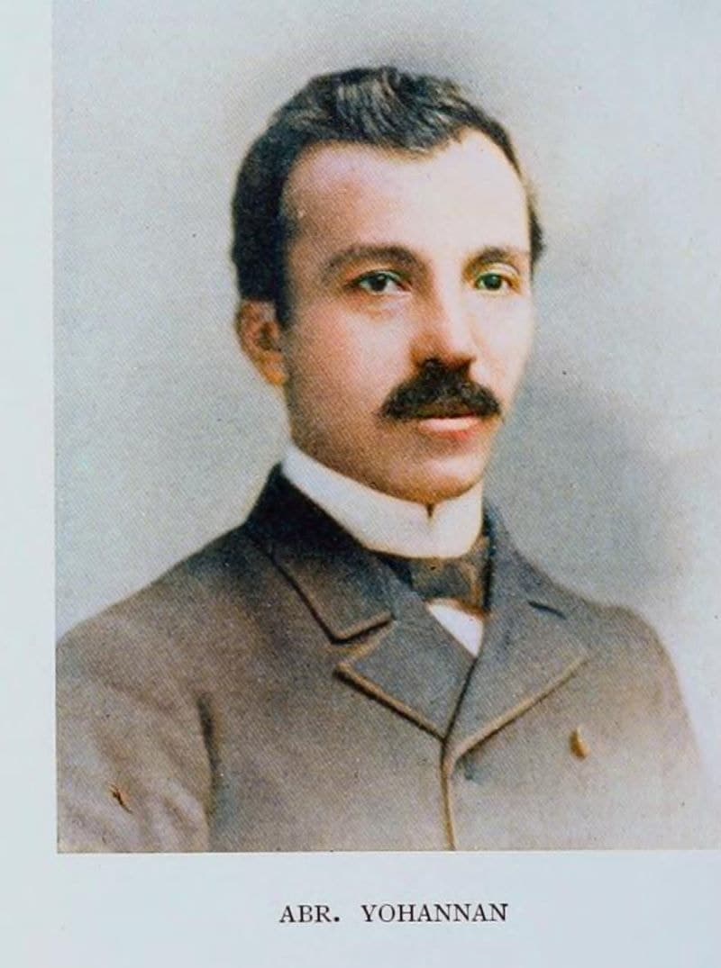 Abraham Yohannan of Urmia, Columbia University scholar, 1899