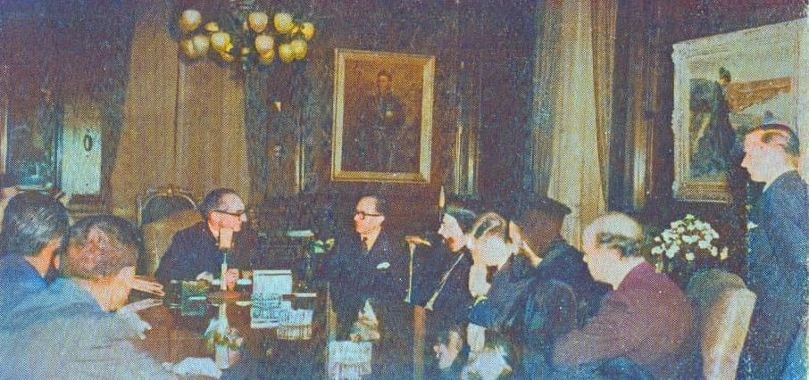 Syriac Orthodox Patriarch Ignatius Yaqub III with President Frondizi in Buenos Aires, 1958