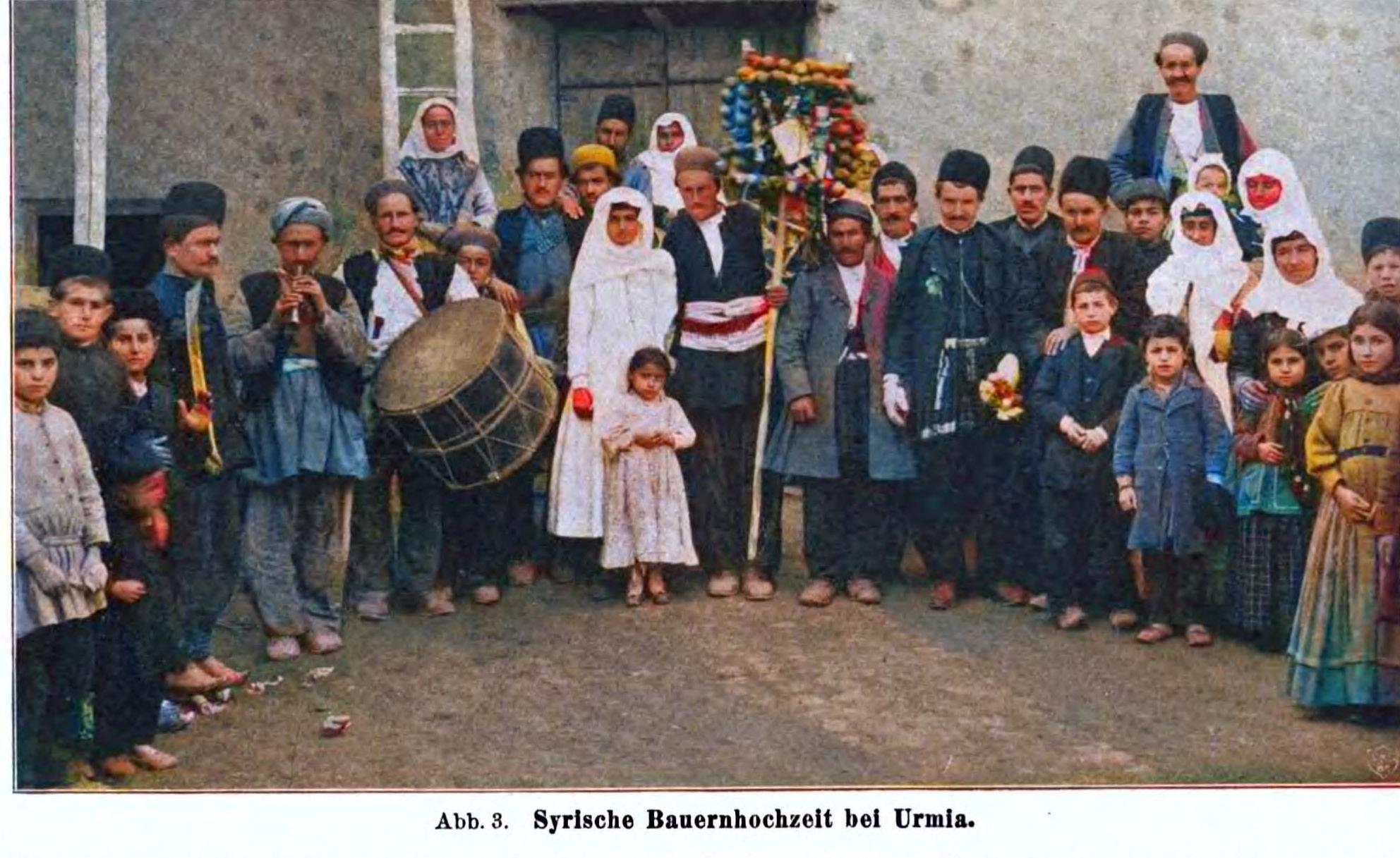 Assyrian village wedding near Urmia, 1909