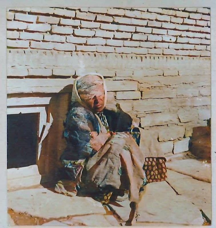 Blind Nestorian nun, a patient at Urmia Hospital